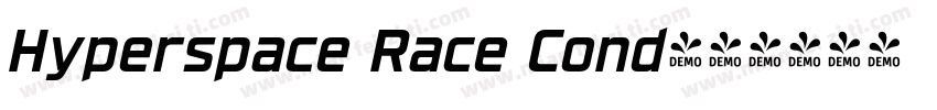 Hyperspace Race Cond字体转换